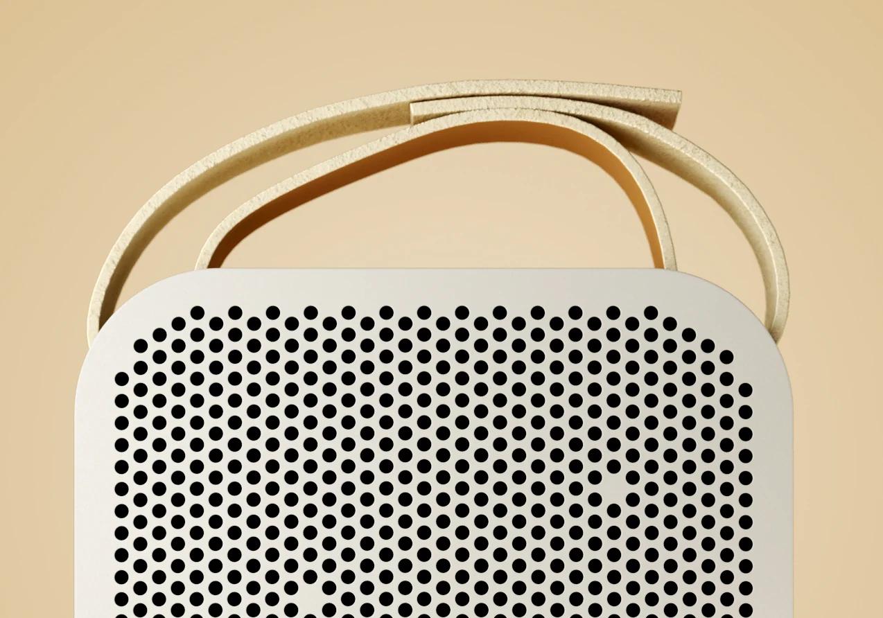 B&O — Beoplay A2, view 2 — 3D visualization by Bend Photons
