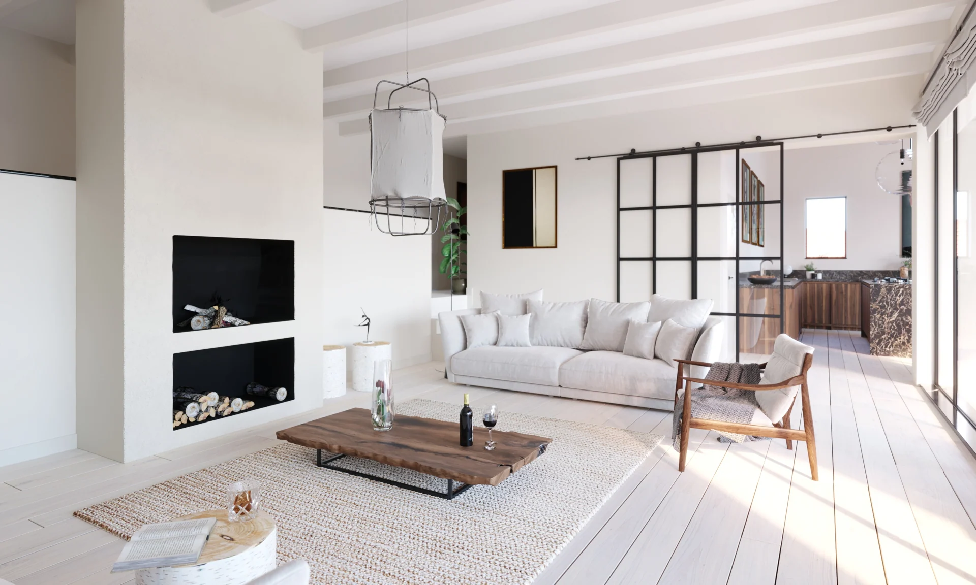 Vacation Home, view 1 — 3D visualization by Bend Photons